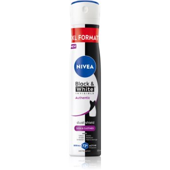 NIVEA Black & White Authentic spray anti-perspirant 72 ore